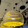 Nordic postmodern, simple, creative, individual and warm bedroom, living room, lampshade and chandelier Application Scenario